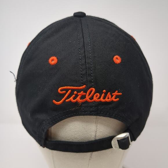 Titleist Slideback Hat Black One Size Embroidered Spell Out New Era - Picture 6 of 9